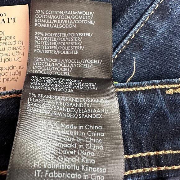 Liverpool Men's Regent Relaxed Straight Leg Eco Denim Jean, Size W29 x L34, Blue - Picture 12 of 15